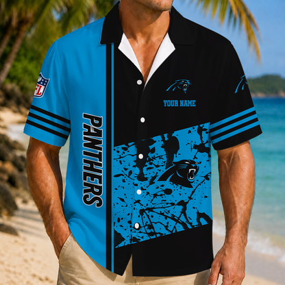 LIMITED EDITION - NEW CUSTOMIZED NFL23 CLP CAROLINA PANTHERS UNISEX HAWAIIAN SHIRT
