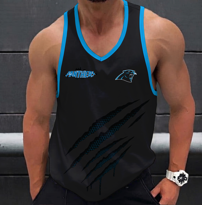 SPECIAL EDITION - NEW CUSTOMIZED NFL23 CLP CAROLINA PANTHERS UNISEX TANK TOP