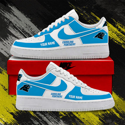LIMITED EDITION - NEW CUSTOMIZED NFL23 CLP CAROLINA PANTHERS AF1 SHOES