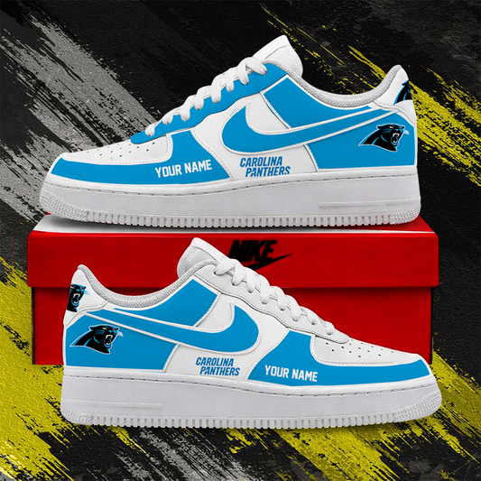 LIMITED EDITION - NEW CUSTOMIZED NFL23 CLP CAROLINA PANTHERS AF1 SHOES
