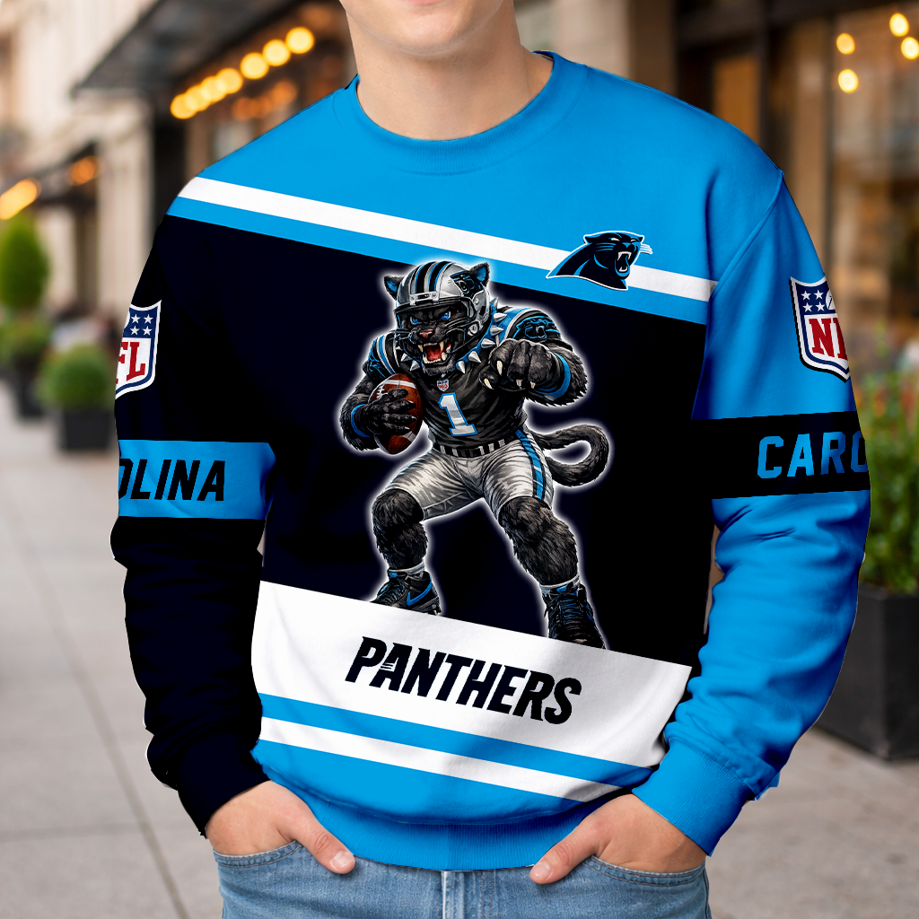 LIMITED EDITION - NEW CUSTOMIZED NFL23 CLP CAROLINA PANTHERS UNISEX T-SHIRT, POLO, HOODIE & JACKETS