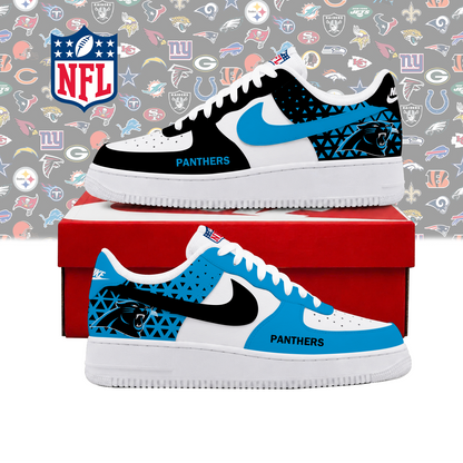 LIMITED EDITION - NEW CUSTOMIZED NFL23 CLP CAROLINA PANTHERS AF1 SHOES
