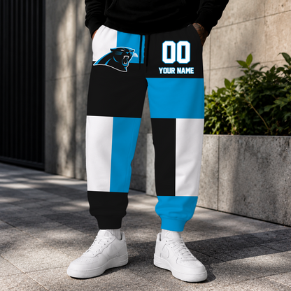 LIMITED EDITION - NEW CUSTOMIZED NFL23 CLP CAROLINA PANTHERS SWEATPANTS