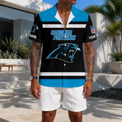 EXCLUSIVE EDITION - NEW CUSTOMIZED NFL23 CLP CAROLINA PANTHERS UNISEX HAWAIIAN SHIRT