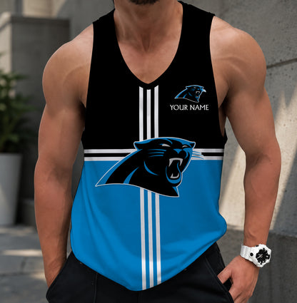 EXCLUSIVE EDITION - NEW CUSTOMIZED NFL23 CLP CAROLINA PANTHERS TANK TOP