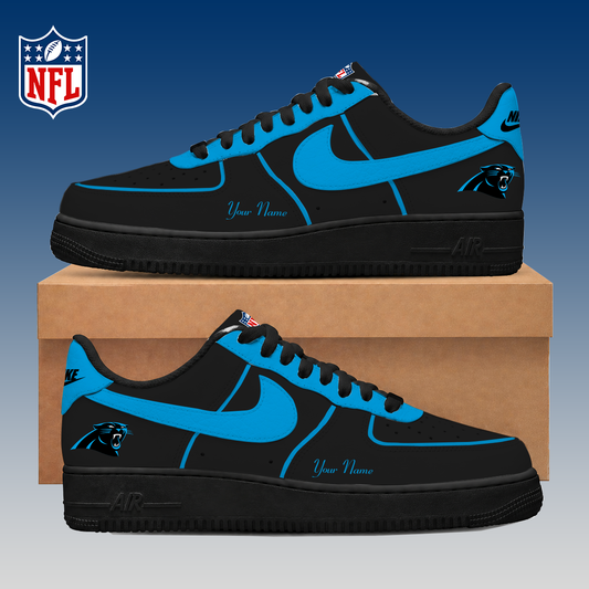 LIMITED EDITION - NEW CUSTOMIZED NFL23 CLP CAROLINA PANTHERS AF1 SNEAKERS