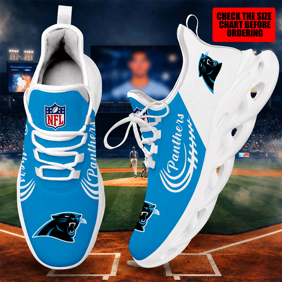 [SPECIAL OFFER] NEW CUSTOMIZED NFL23 CLP CAROLINA PANTHERS MAX SOUL SHOES