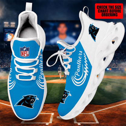 [SPECIAL OFFER] NEW CUSTOMIZED NFL23 CLP CAROLINA PANTHERS MAX SOUL SHOES