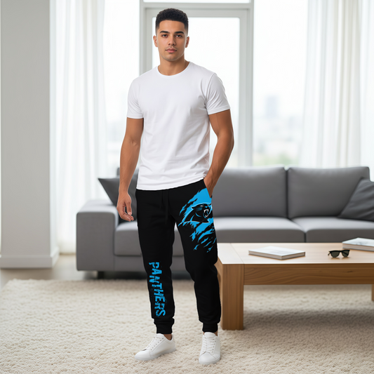LIMITED EDITION - NEW PERSONALIZED NFL23 CLP CAROLINA PANTHERS JOGGERS