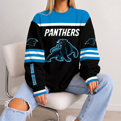 [SPECIAL OFFER] NEW CUSTOMIZED NFL23 CLP CAROLINA PANTHERS UNISEX SWEATSHIRT