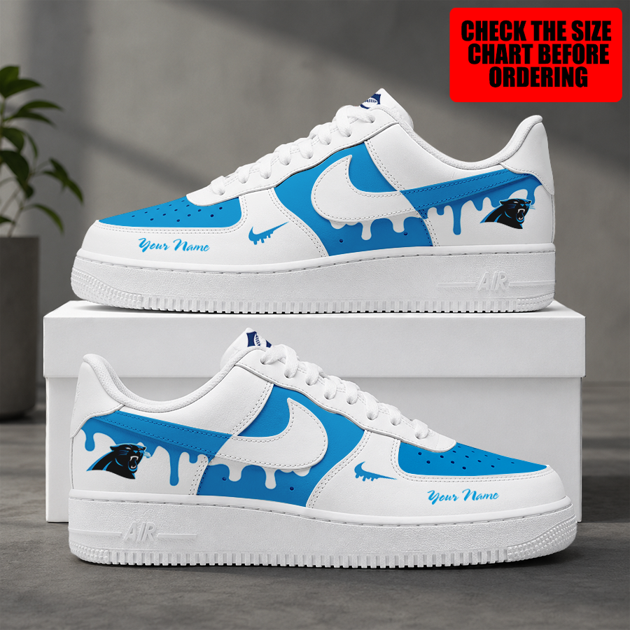 [SPECIAL OFFER] NEW CUSTOMIZED NFL23 CLP CAROLINA PANTHERS AF1 SHOES