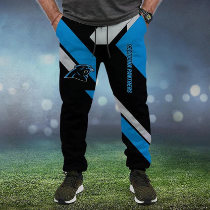 LIMITED EDITION - NEW CUSTOMIZED NFL23 CLP CAROLINA PANTHERS SWEATPANTS