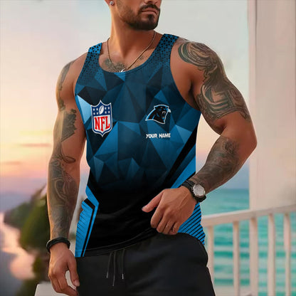 LIMITED EDITION - NEW CUSTOMIZED NFL23 CR PANTHERS UNISEX TANK TOP