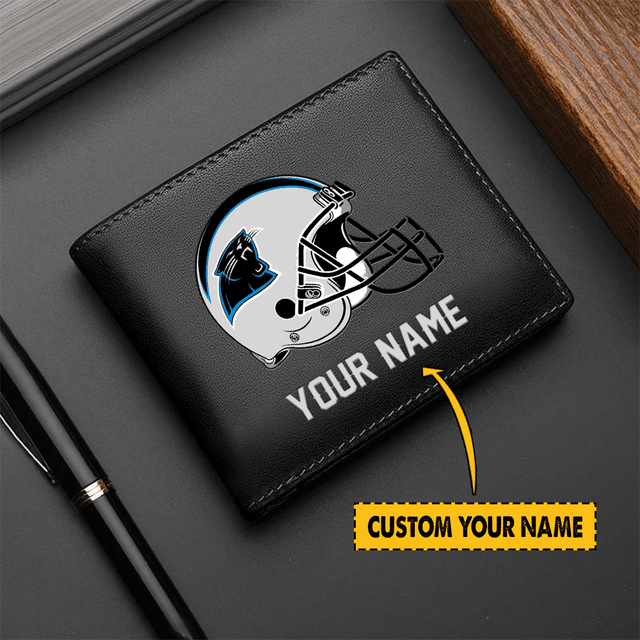 LIMITED EDITION - NEW CUSTOMIZED NFL23 CR PANTHERS LEATHER WALLET