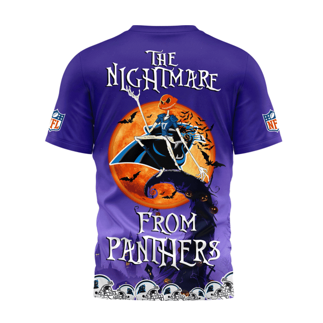 [SPECIAL OFFER] NEW CUSTOMIZED NFL23 CLP CAROLINA PANTHERS HALLOWEEN THE NIGHTMARE APPAREL
