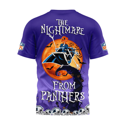[SPECIAL OFFER] NEW CUSTOMIZED NFL23 CLP CAROLINA PANTHERS HALLOWEEN THE NIGHTMARE APPAREL