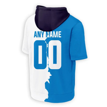 LIMITED EDITION - NEW CUSTOMIZED NFL23 CLP CAROLINA PANTHERS SHORT SLEEVE HOODIE T-SHIRT