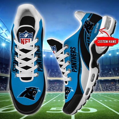 LIMITED EDITION - NEW CUSTOMIZED NFL23 CLP CAROLINA PANTHERS AIR MAX PLUS SNEAKERS