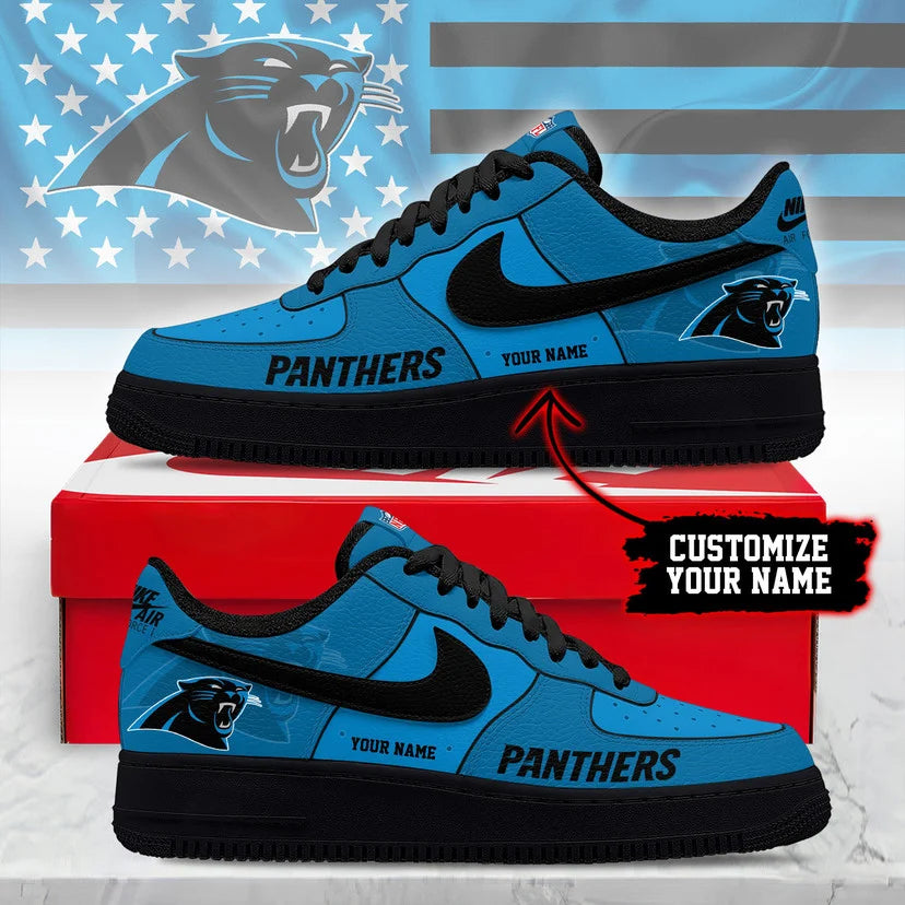 LIMITED EDITION - NEW CUSTOMIZED NFL23 CLP CR PANTHERS AF1 SNEAKERS