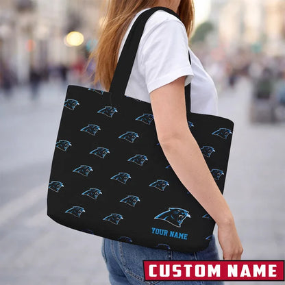 LIMITED EDITION - NEW CUSTOMIZED NFL23 CR PANTHERS QUILTED TOTE BAG