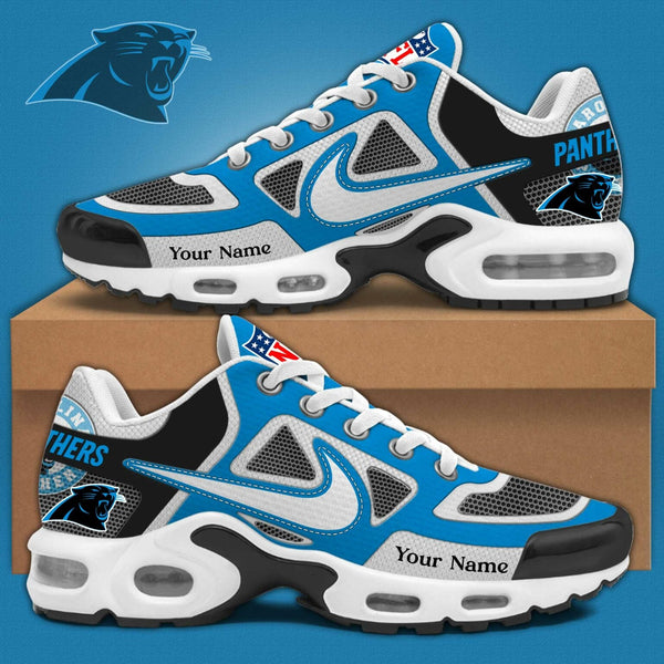LIMITED EDITION - NEW CUSTOMIZED NFL23 CLP CAROLINA PANTHERS UNISEX AIR MAX PLUS SNEAKERS