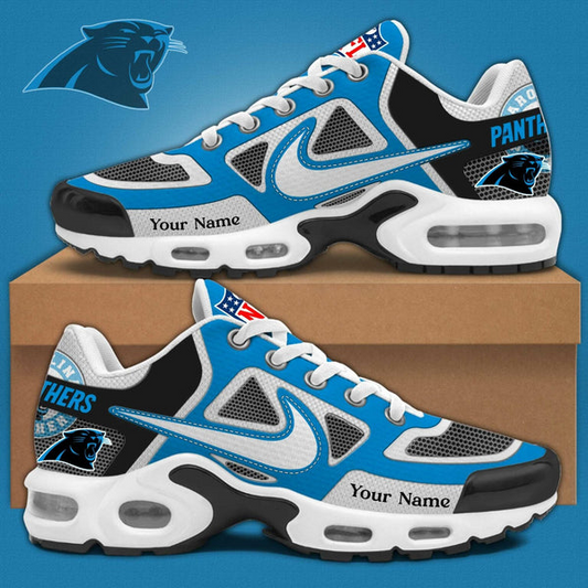 LIMITED EDITION - NEW CUSTOMIZED NFL23 CLP CAROLINA PANTHERS UNISEX AIR MAX PLUS SNEAKERS