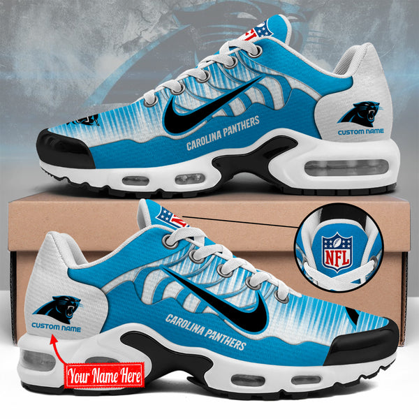 LIMITED EDITION - NEW CUSTOMIZED NFL23 CLP CAROLINA PANTHERS UNISEX AIR MAX PLUS SNEAKERS