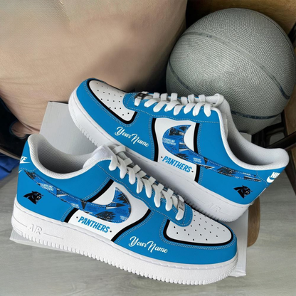 LIMITED EDITION - NEW CUSTOMIZED NFL23 CLP CAROLINA PANTHERS AF1 SNEAKERS