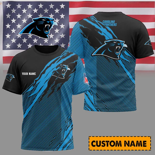 LIMITED EDITION - NEW CUSTOMIZED NFL23 CR PANTHERS UNISEX T-SHIRT & POLO