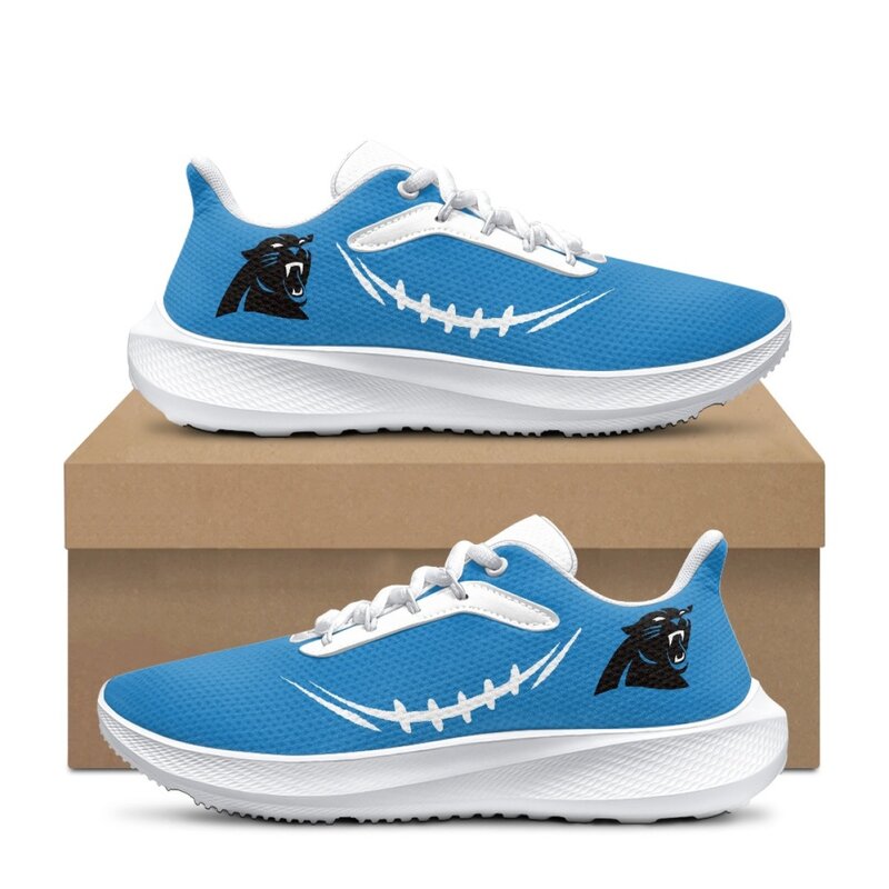 [SPECIAL OFFER] NEW CUSTOMIZED NFL23 CLP CAROLINA PANTHERS ROAD RUNNING SHOES