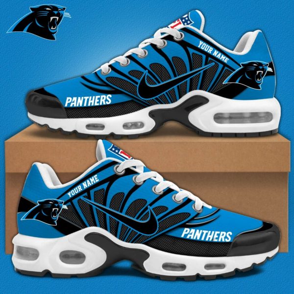 LIMITED EDITION - NEW CUSTOMIZED NFL23 CLP CAROLINA PANTHERS AIR MAX PLUS SNEAKERS