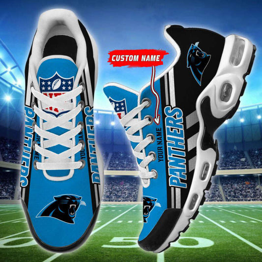 LIMITED EDITION - NEW CUSTOMIZED NFL23 CLP CAROLINA PANTHERS AIR MAX PLUS SNEAKERS