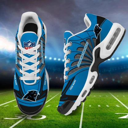 LIMITED EDITION - NEW CUSTOMIZED NFL23 CLP CAROLINA PANTHERS AIR MAX PLUS SNEAKERS
