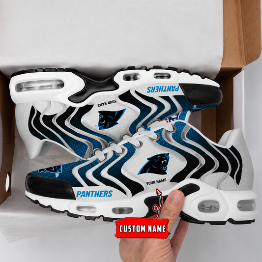 LIMITED EDITION - NEW CUSTOMIZED NFL23 CLP CAROLINA PANTHERS AIR MAX PLUS SNEAKERS