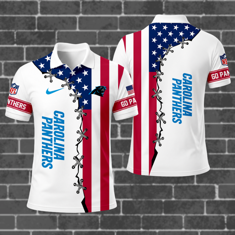 [SPECIAL OFFER] NEW CUSTOMIZED NFL23 CLP CAROLINA PANTHERS POLO SHIRT