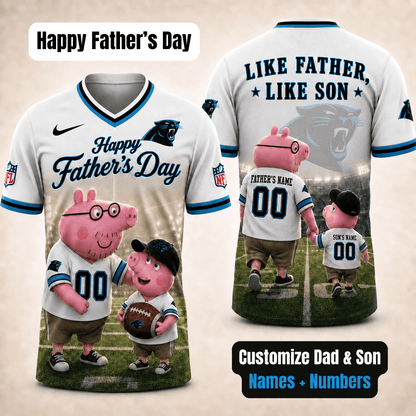 [FATHER'S DAY] NEW CUSTOMIZED NFL23 CLP CAROLINA PANTHERS FOOTBALL JERSEY