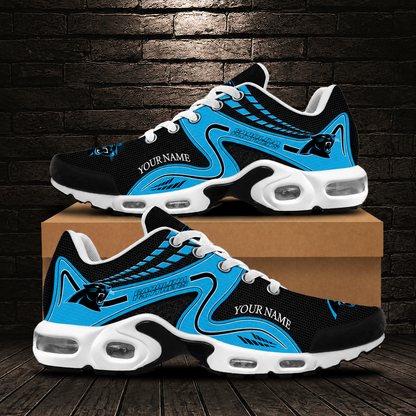 LIMITED EDITION - NEW CUSTOMIZED NFL23 CLP CAROLINA PANTHERS AIR MAX PLUS SNEAKERS