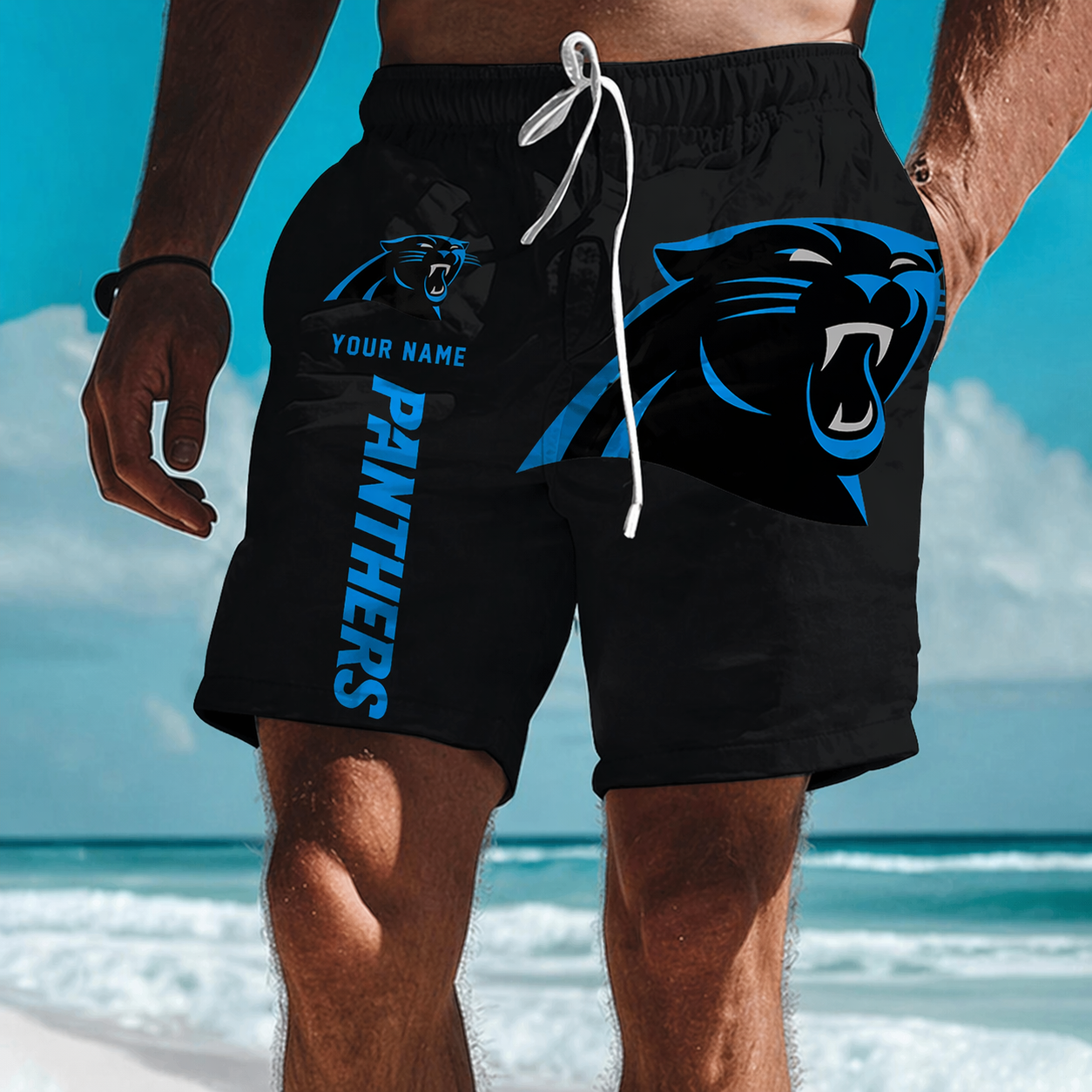 LIMITED EDITION - NEW PREMIUM NFL23 CR PANTHERS SHORT PANTS