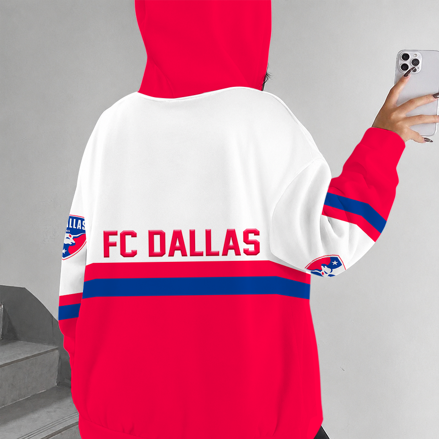 [FAN EXCLUSIVE] NEW CUSTOMIZED MLS23 FCD FC DALLAS ZIP HOODIE