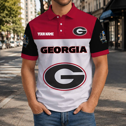 LIMITED EDITION - NEW CUSTOMIZED NCAA CWS23 GEB GEORGIA BULLDOGS T-SHIRT, POLO SHIRT, ZIP POLO SHIRT, SWEATSHIRT, HOODIE & ZIP HOODIE