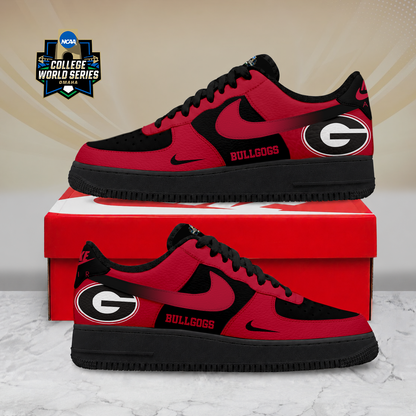 SPECIAL EDITION - NEW CUSTOMIZED NCAA CWS23 GEB GEORGIA BULLDOGS AF1 SHOES