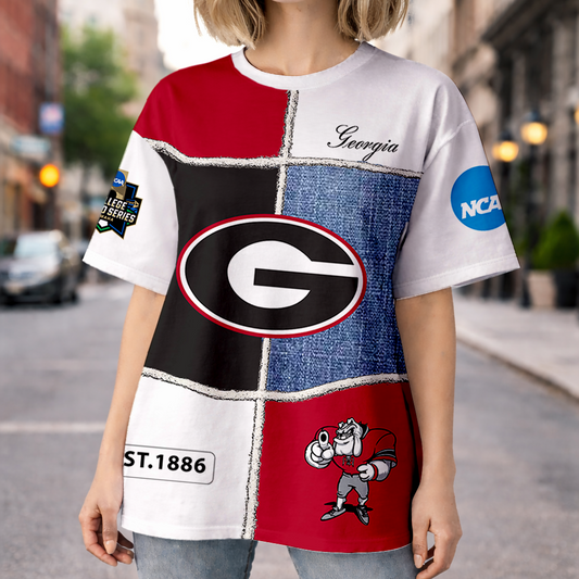LIMITED EDITION - NEW CUSTOMIZED NCAA CWS23 GEB GEORGIA BULLDOGS HOODIE, T-SHIRTS, ZIP HOODIE, SWEATSHIRTS & POLO SHIRT