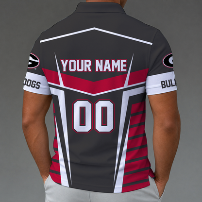 [FAN FAVORITE] NEW CUSTOMIZED NCAA CWS23 GEB GEORGIA BULLDOGS POLO SHIRT