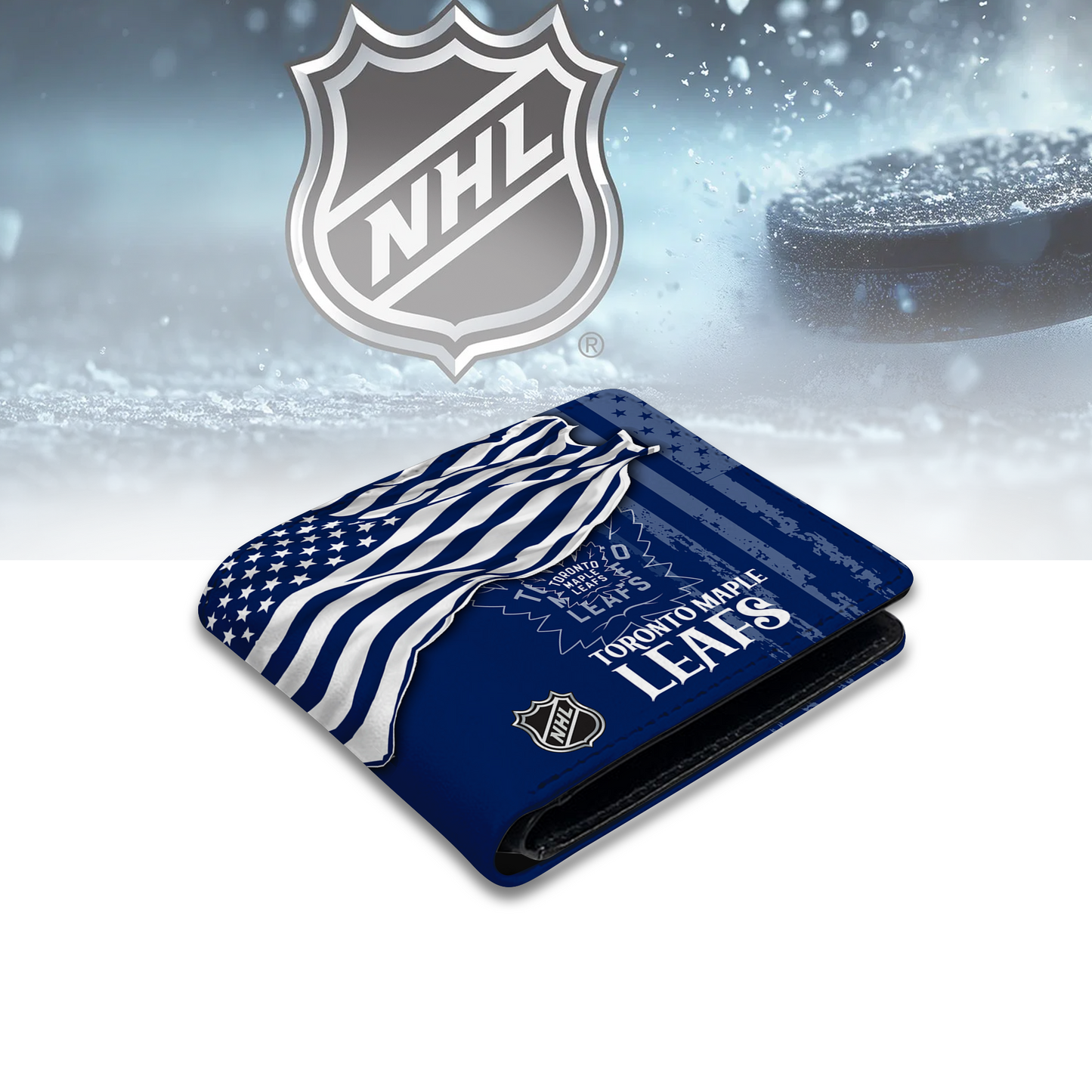 [SUPER SALE ] NEW CUSTOMIZED NHL23 TML TORONTO MAPLE LEAFS LEATHER WALLET
