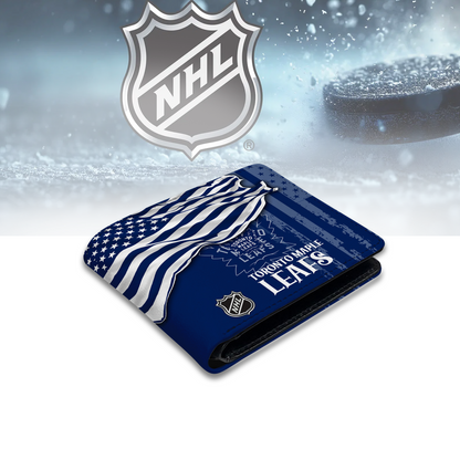 [SUPER SALE ] NEW CUSTOMIZED NHL23 TML TORONTO MAPLE LEAFS LEATHER WALLET