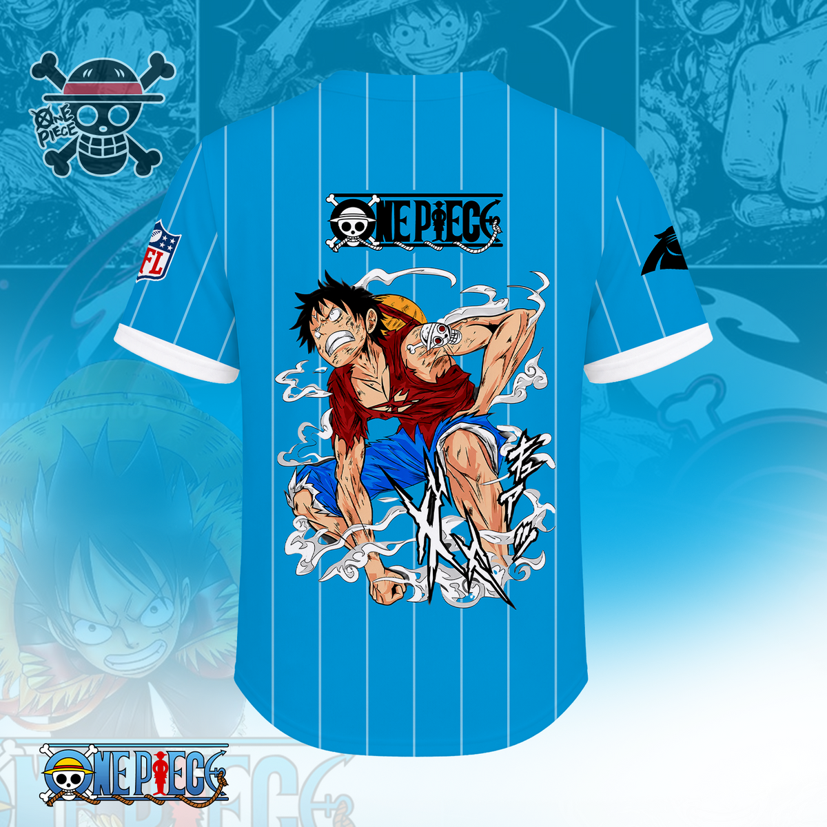 [SPECIAL OFFER] NEW CUSTOMIZED NFL23 CLP CAROLINA PANTHERS BASEBALL JERSEY