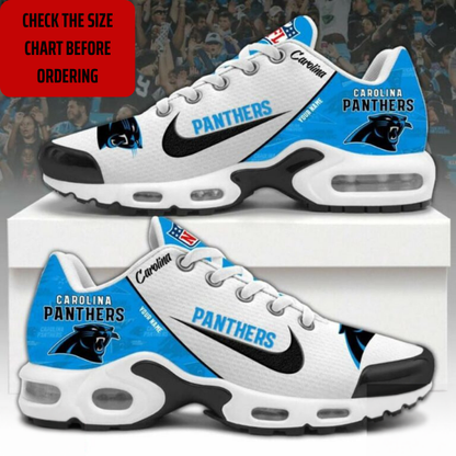 ELITE EDITION - NEW CUSTOMIZED NFL23 CLP CAROLINA PANTHERS AIR MAX PLUS SNEAKERS