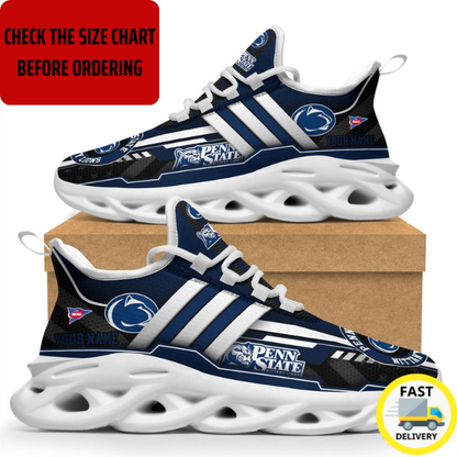 ELITE EDITION - NEW CUSTOMIZED NCAA FBS23 PNL PENN STATE NITTANY LIONS CLUNKY SNEAKERS