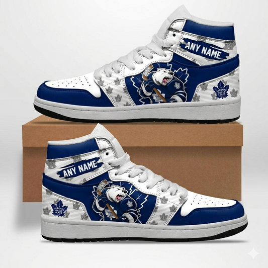 VIRAL EDITION - NEW CUSTOMIZED NHL23 TML TORONTO MAPLE LEAFS AIR JORDAN SNEAKERS