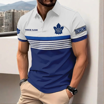 VIRAL EDITION - NEW CUSTOMIZED NHL23 TML TORONTO MAPLE LEAFS POLO SHIRT, ZIP POLO SHIRT & T-SHIRTS